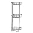 3 Tier Chrome Corner Storage Caddy