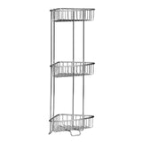 3 Tier Chrome Corner Storage Caddy