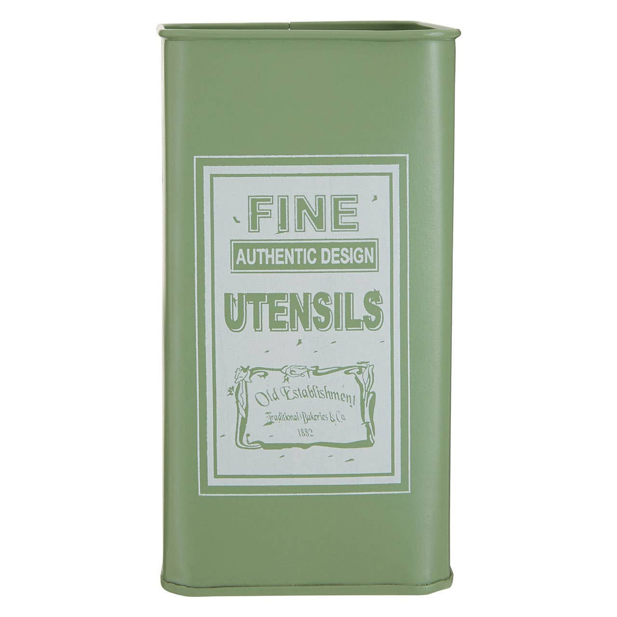 Whitby Green Utensil Canister