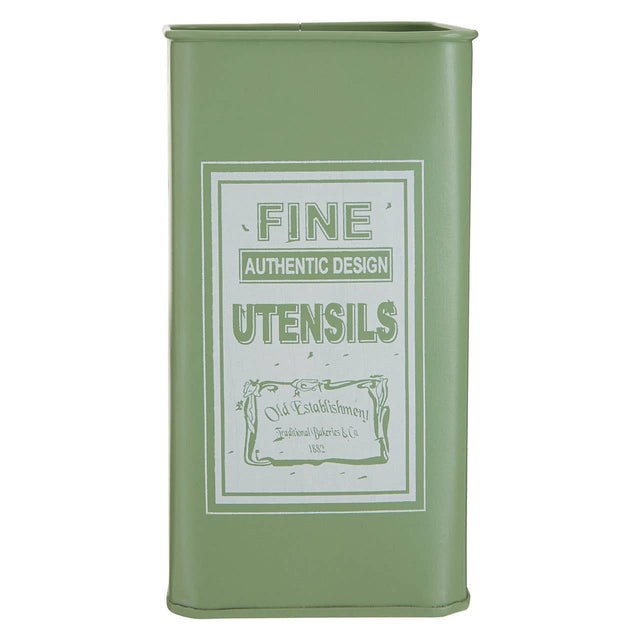 Whitby Green Utensil Canister