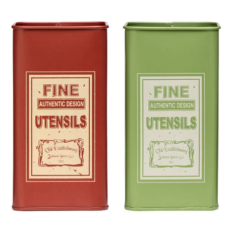 Whitby Green Utensil Canister