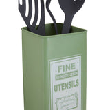 Whitby Green Utensil Canister