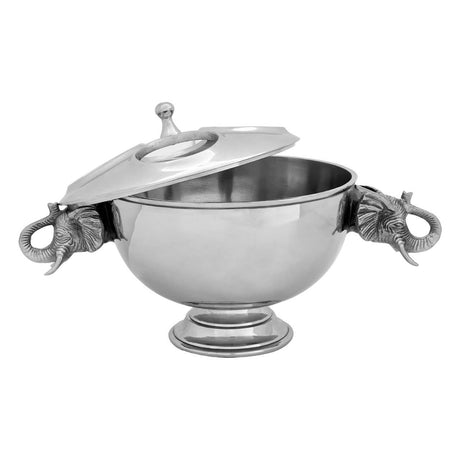 4 Bottles Elephant Wine Cooler With Lid