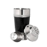 Hammered Black Band Cocktail Shaker