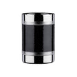 Bottle Cooler With Hammered Black Band