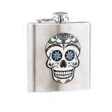 Skull Design Hip Flask