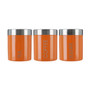 Liberty Orange Enamel Tea Coffee and Sugar Set