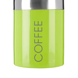 Lime Green Enamel Tea Coffee & Sugar Set