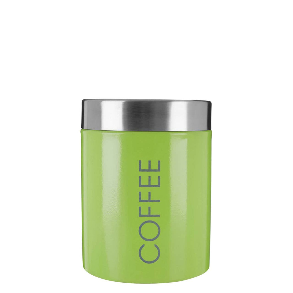 Lime Green Enamel Coffee Canister