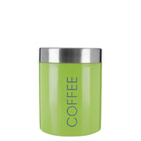 Lime Green Enamel Coffee Canister