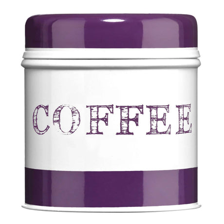 Purple Band Coffee Canister