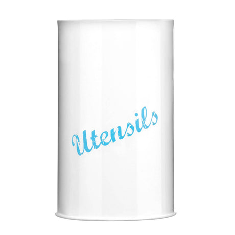 Pink Lace Utensil Canister