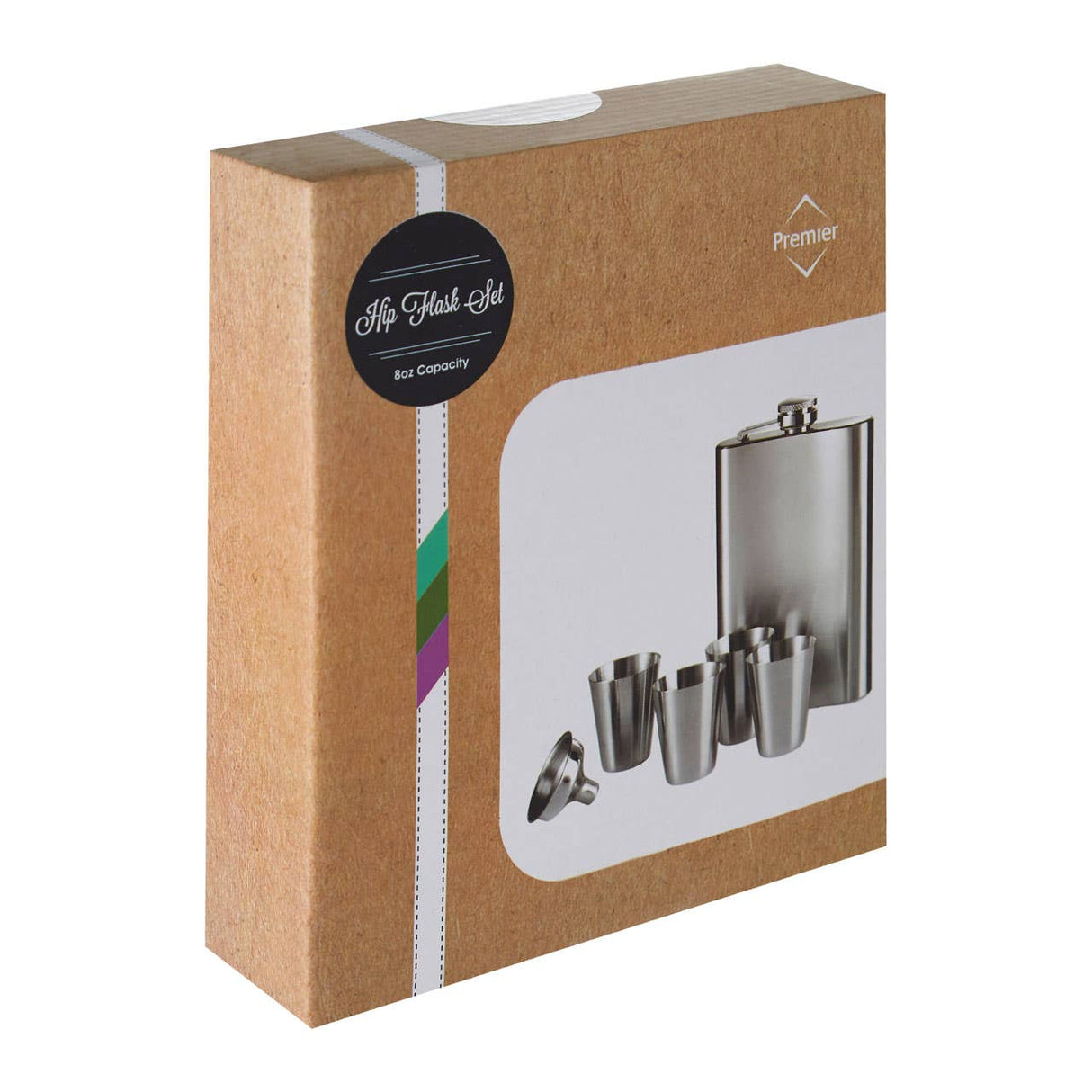 Stainless Steel Hip Flask Set