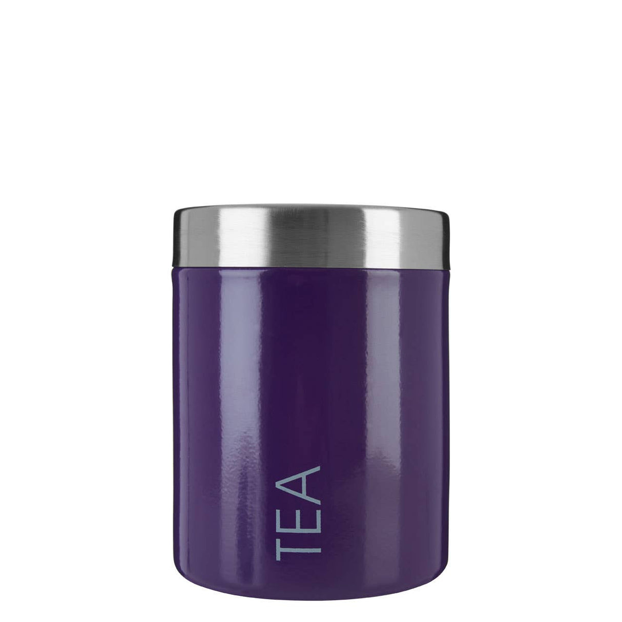 Purple Enamel Tea Canister