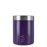 Purple Enamel Tea Canister