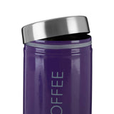 Purple Enamel Coffee Canister
