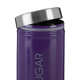 Purple Enamel Sugar Canister