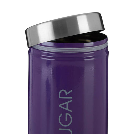 Purple Enamel Sugar Canister