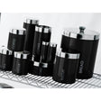 Black Enamel Biscuit Canister