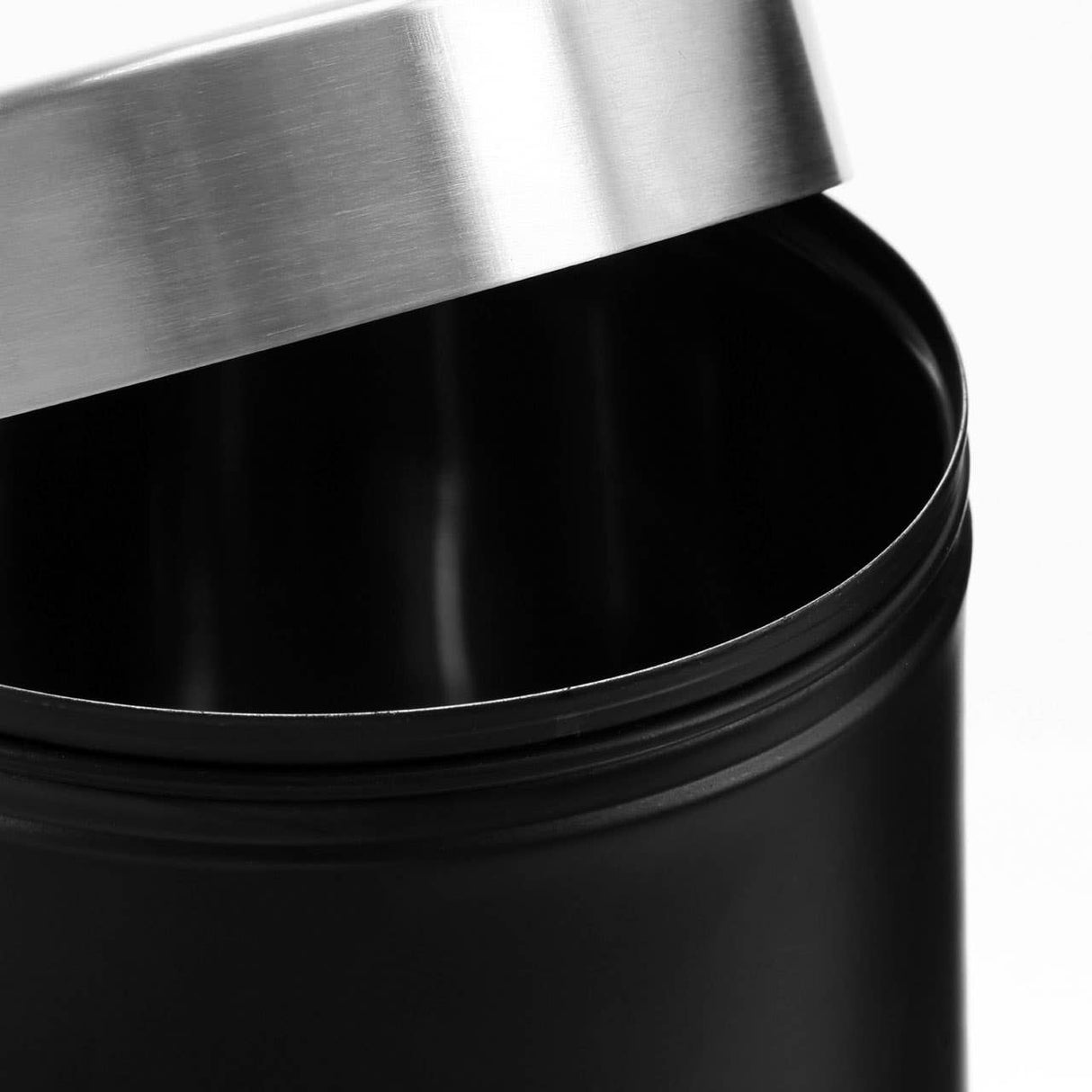 Black Enamel Biscuit Canister