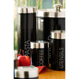 Black Enamel Pasta Canister