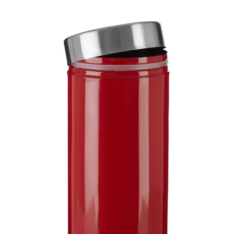 Red Enamel Pasta Canister
