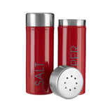Red Enamel Salt and Pepper Set