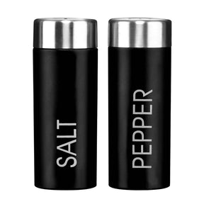 Black Enamel Salt and Pepper Set