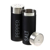 Black Enamel Salt and Pepper Set