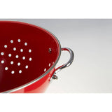 Red Enamel Colander