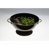 Black Enamel Colander