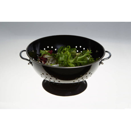 Black Enamel Colander
