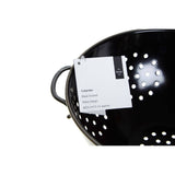 Black Enamel Colander