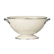 Cream Enamel Colander