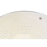 Cream Enamel Colander