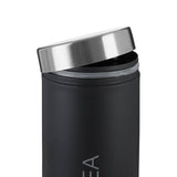 Black Enamel Tea Canister