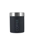 Black Enamel Coffee Canister