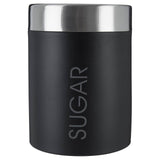 Black Enamel Sugar Canister