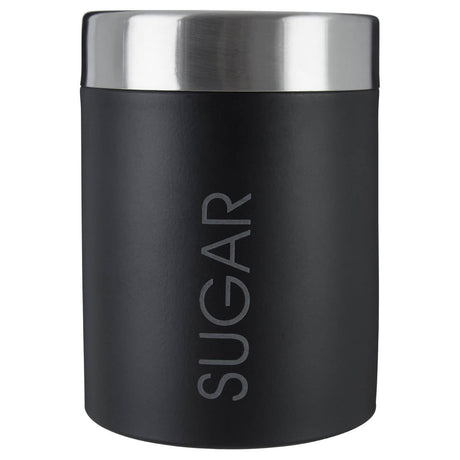 Black Enamel Sugar Canister