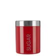 Red Enamel Sugar Canister