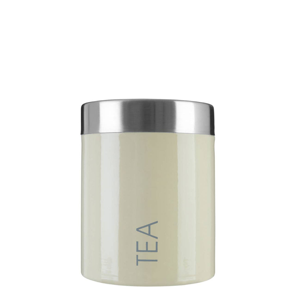 Cream Enamel Tea Canister