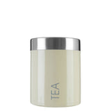Cream Enamel Tea Canister