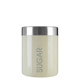 Cream Enamel Sugar Canister