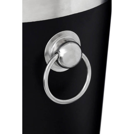 Black Enamel Champagne Bucket