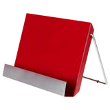 Red Enamel Recipe Stand