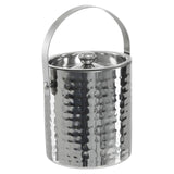 Hammered Effect Stainless Steel Ice Bucket