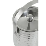 Hammered Effect Stainless Steel Ice Bucket