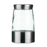 Luca Large Steel and Glass Storage Jar 1700ml