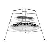 Jasper Chrome Corner Plate Rack