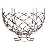 Chrome Nest Shape Fruit Basket